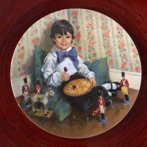 “Little Jack Horner” collectible plate